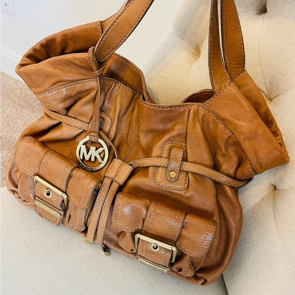Michael Kors Bags Michael Kors Medium Size Tan Leather Shoulder Bag